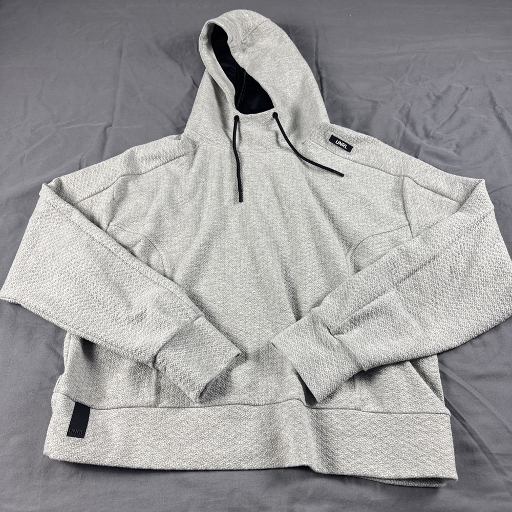 UNRL Elevation Hoodie Women's 2XL Textured Performance Run Outdoor Gray